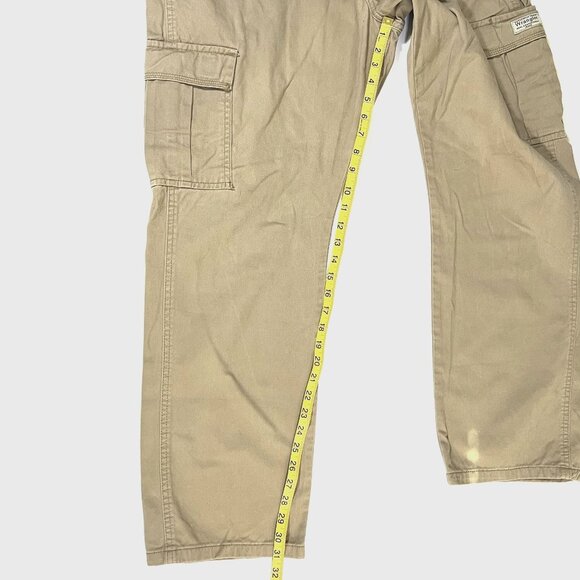Wrangler Jeans - Men's Size 36 X 32 - Beige Khaki Cargo Classic Authentic Issue - Picture 9 of 10